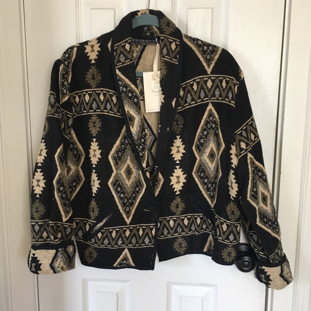 Urban Renewal New Identity Navaho Woven Jacket